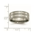 thumbnail image 6 of Titanium Polished 8mm Grooved Band, 6 of 6