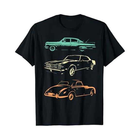 Vintage Cars - 80s & 90s Graphic Retro Gift T-Shirt