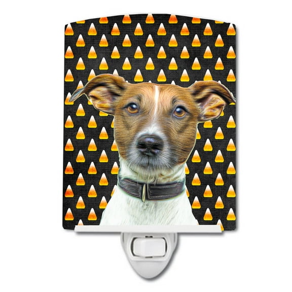 Halloween Jack Russell Terrier Ceramic Night Light