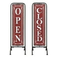 thumbnail image 2 of Creative Co-Op Red & White 2 Sided Open/Closed Sign, 2 of 2