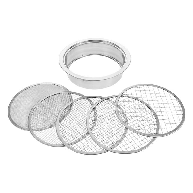 IFANLANDOR 1 Set Of Stainless Steel Geology Sieve For Stone Separation With Fine Mesh Grid