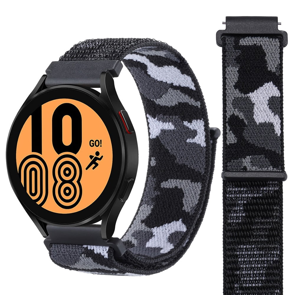 Samsung Galaxy Watch4 Grey Camouflage Canvas Watch Band – Barton Watch Bands