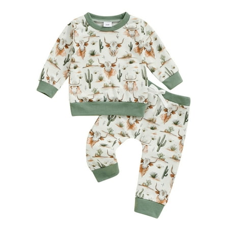 

Bagilaanoe Baby Boys Fall Tracksuit Outfits Set Clothes 3M 6M 12M 18M 24M 3T Kids Boy Long Sleeve Print Sweatshirt Tops Sweatpants 2Pcs Casual Autumn Clothing for Toddler Boys