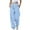 Light Blue, variant on VEKDONE Polka Dot Sweatpants for Women Soft Lightweight Joggers Elastic High Waisted Drawstring Long Pants Casual Loose Fit Cozy Athletic Pants with Pockets