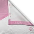 thumbnail image 3 of Ambesonne Pink Kitchen Curtains, Wedding Bride Dress, 55"x39", Pale Pink and White, 3 of 3