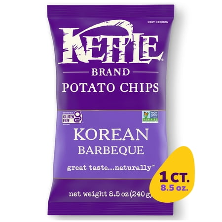 Kettle Brand Potato Chips, Korean Barbeque Kettle Chips, 8.5 oz