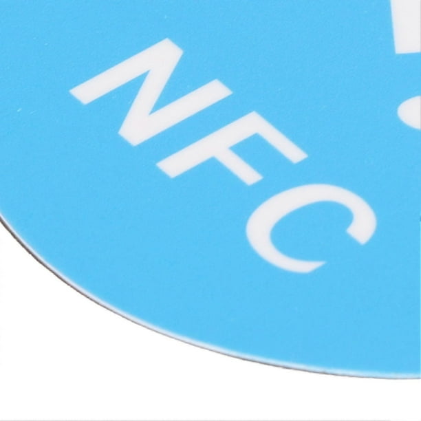 20 Pack NFC Stickers Compact, Portable, Interference Resistant, Rewritable, NFC CUID Adhesive Stickers for NFC Enabled Devices, Blue