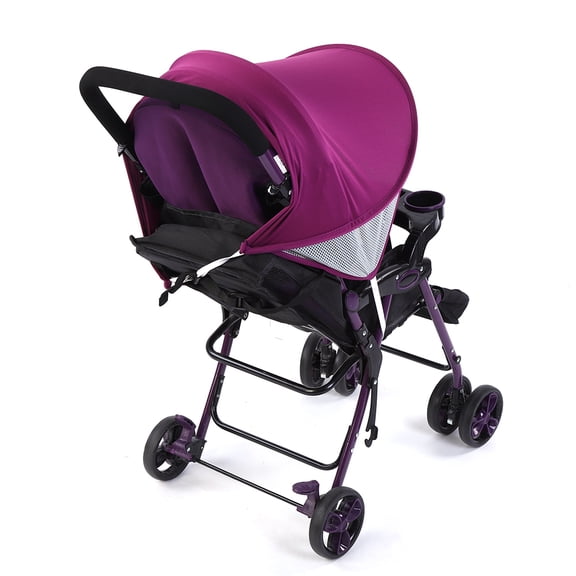 Cochecito Sun Cover, Cochecito Cochecito Sun Baby Buggy Sunshade Cover Verano Protección UV Buggy Canopy Cover(púrpura) Ecomeon ZT3434