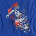 thumbnail image 2 of Superman My City Women's T Shirt, Royal, 2X-Large, 2 of 6
