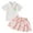 B2 White toddler golf outfit, variant on Toddler Baby Girl Golf Outfit Short Sleeve Hole in One Golf Polo Shirt Mini Skirt Set Cute Girls Summer Clothes Toddler Golf Dress With Shorts
