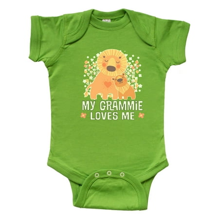 

Inktastic Grammie Loves Me Gift Baby Boy or Baby Girl Bodysuit