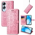 thumbnail image 1 of Funda Cartera FOXDOCK para OPPO A60 4G , Flip PU con Relieve de Gatos y Perros, Tarjetero y Soporte, 1 of 6