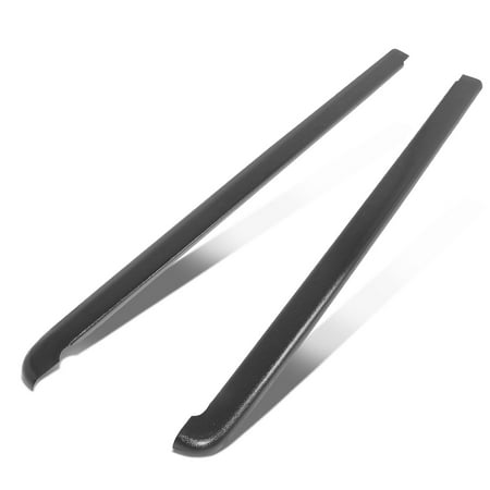 - For 2004 to 2012 Chevy Colorado / GMC Canyon Crew Cab Satin Black Bump Textured Bed Rail Cap Left+Right