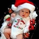 thumbnail image 1 of Body de bebé con estampado navideño en español, mono de manga larga para recién nacido, ropa de fiesta para bebé, ropa de bautismo para niño pequeño, 1 of 5