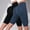 Dark Blue, variant on 2 Pack Womens 3D Anti Cellulite Leggings - Butt Lifting Compression High Waisted Workout Tummy Control Yoga Shorts 3D Leggings Cellulite Compression Anti Cellulite Shorts
