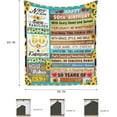 thumbnail image 5 of 30th Birthday Gifts for Women, Birthday Gift for 30 Year Old Woman, Happy 30th Birthday Gifts for Her, Birthday Decorations Gifts Throw Blanket, 5 of 5