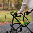 thumbnail image 4 of HELLHERO Jamaica Flag Rollator Seat Cover Seat & Back Cover and Seniors Adult Stain Proof Non-Slip Cover for Elderly, 4 of 7