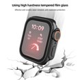thumbnail image 2 of Caja De Reloj Estuche Para Reloj Con Protector De Marco De Vidrio Para Pantalla Para Apple Watch (Negro Amarillo 44 Mm), 2 of 4