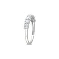 thumbnail image 4 of 1.00 Carat (Ctw) Lab-Created Moissanite Anniversary Band Ring in Sterling Silver for Women, 4 of 5