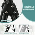 thumbnail image 5 of Jocauto 5 Step Ladder with Tool Tray and Handrails, Portable Steel Folding Stool with Wide Anti-Slip Pedal, Tool Platform, Sturdy Steel Ladder, Black, 5 of 9