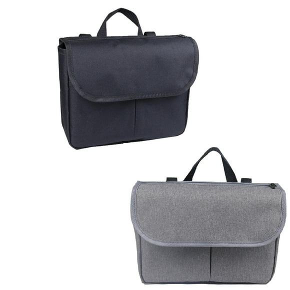 Bolso de Ruedas Zulema bolsa lateral de silla de ruedas organizador apoyabrazos gris negro