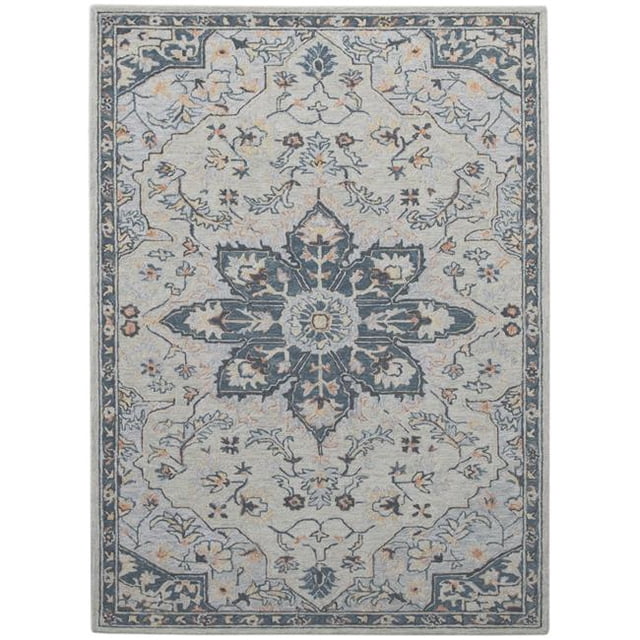 Amer Tapis RDT30203 Radiant Main-Tufted Accent Tapis&44; Nickel - 2 x 3 Pi.