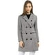 thumbnail image 1 of Abrigo de invierno Allegra K Elegante gabardina con solapa con muescas gris L, 1 of 7