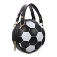 thumbnail image 2 of KAKOWELY Adorable bolso bandolera redondo con diseño de fútbol para mujer, 2 of 5
