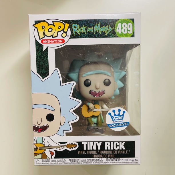 rick  Funko 34215 POP Vinyl: Rick & Morty: Tiny Rick w/Guitar (Exc