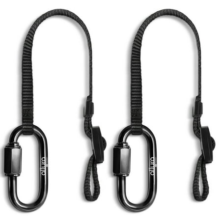 Adjustable Camera Strap Safety Tether with Screw Gate Carabiner - Rapid Fire Series by Altura Photo - Compatible with All Sling Camera Straps (2