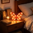 thumbnail image 5 of Kttectoa Night Light Butterfly Shaped LED Desk Lamp Battery Operated Wall Decor for Bedroom Party 10.63x7.09x1.18in, 5 of 6