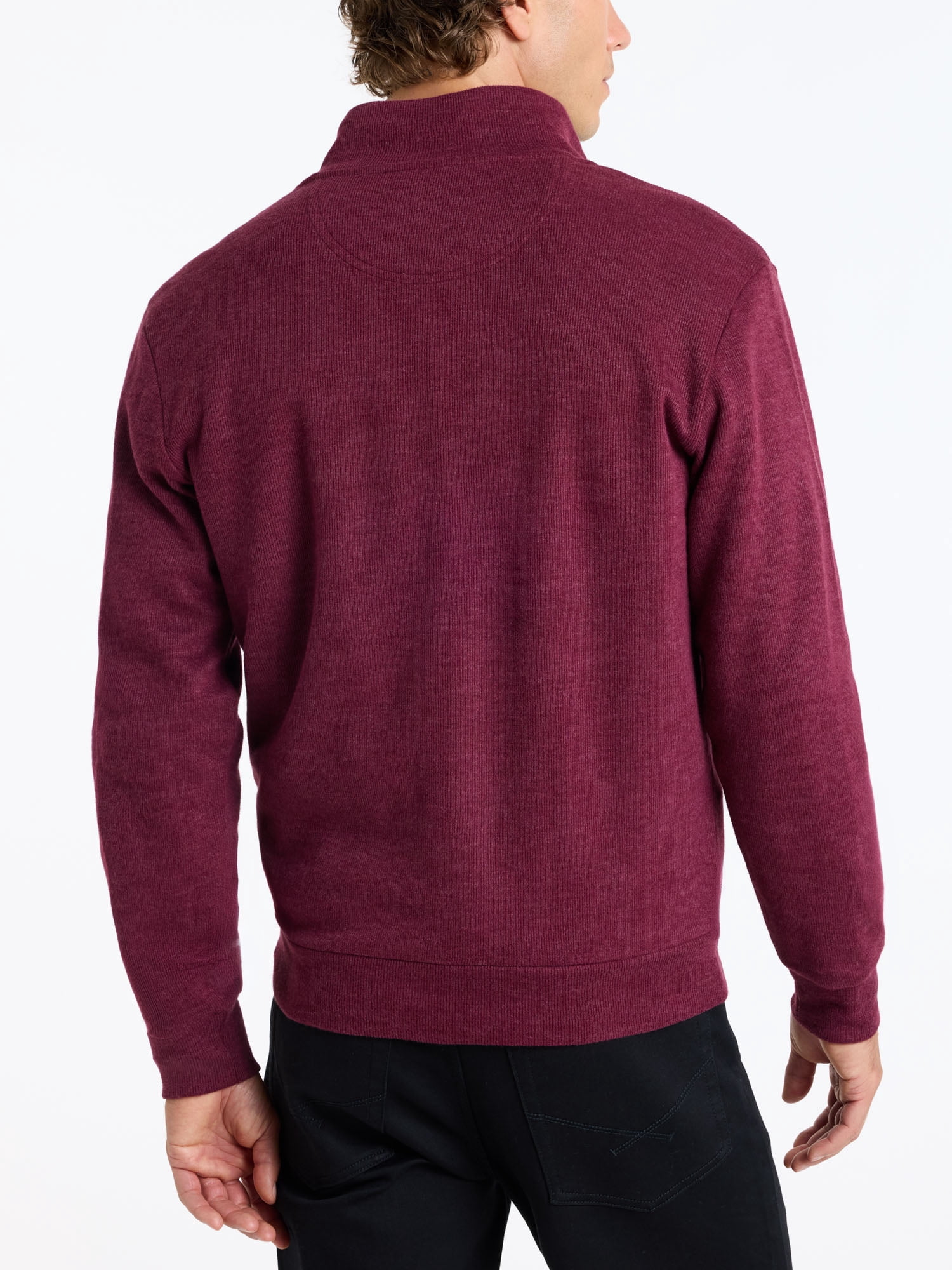 U.S. Polo Assn. Men's Quarter Zip Flatback