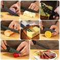 thumbnail image 6 of INSMART 17 Piece Kitchen Knife Set,Knife Set with Sharpener,Teflon Non-Stick Coating Kitchen Cutlery,No Rust,Super Sharp,Include Chef,Bread,Steak,Knives, 6 of 8