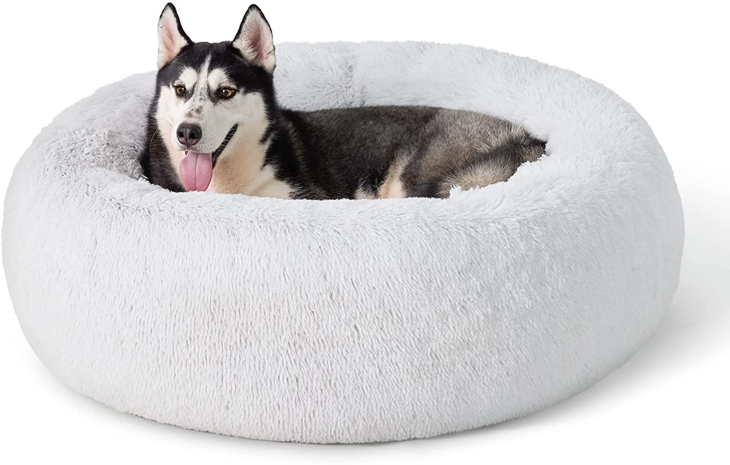Calming Dog Beds for Small Medium Large Dogs Round Donut Washable Dog