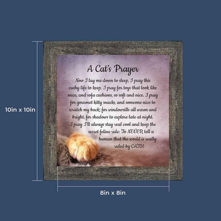 Mini Cadre Chevalet Cat Lover Blanc, Pour Photo 9x13 Cm (3.5x5 In)