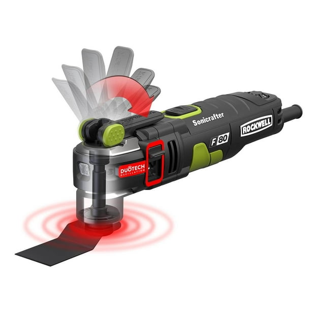 Rockwell Sonicrafter F80 4.2 Amp Oscillating Multi Tool Set with Case RK5151K