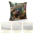 thumbnail image 4 of GOSMITH Flower Farmhouse Decorative Pillow Covers Spring Throw Pillow Covers Square Cushion Covers, 4 of 5