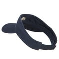 thumbnail image 2 of Golden Retriever Head Embroidered Pro Style Cotton Washed Visor - Navy OSFM, 2 of 5