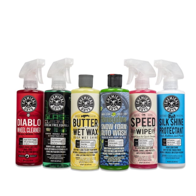 Kit de recarga Chemical Guys HOL126REF para lavado de auto Foam Blaster 6 x 473 ml