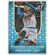 Panini Donruss Production Line Scoring Season Stat Line Insert Parallel #2 Carmelo Anthony Knicks Basketball Card New York Knicks NBA Basketball Card