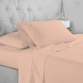 thumbnail image 3 of EASYCOT Queen Sheet Set 800 Thread Count Egyptian Cotton 4-Piece Deep Pocket 8" Soft & Breathable - Peach, 3 of 7