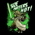 thumbnail image 2 of Boy's Star Wars: The Clone Wars Clone Wars Yoda Size Matters Not  Graphic Tee Black Medium, 2 of 5