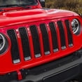 thumbnail image 3 of 18-22 Jeep Wrangler JT Gladiator Headlight Rings Center Mesh Rim Trim Kit - Roundtuning Accessories, 3 of 5