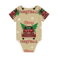 thumbnail image 2 of Rocae Christmas Vintage Red Truck for Baby Climbing Clothes Soft Baby Romper for Active Infants Comfortable and Breathable Crawling Jumpsuit Unisex Baby Outfit 2 Years, 2 of 8