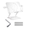 thumbnail image 2 of GUOOL Book Stand Holder Foldable for Reading Tablet Holder Bookshelves Hands Save White, 2 of 7