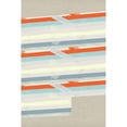 thumbnail image 3 of Cartissi 11x14 Black Modern Framed Museum Art Print Titled - Three Stripes II, 3 of 5