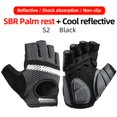 thumbnail image 1 of ROCKBROS-guantes de ciclismo para hombre y mujer, de medio dedo, transpirables, para bicicleta de montaña Fivean Guantes deportivos, 1 of 2