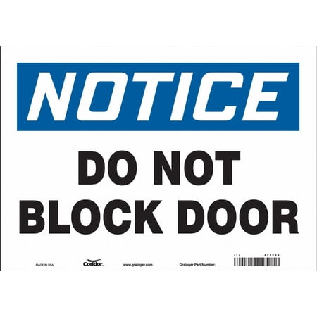 

Condor Safety Sign 10 in x 14 in Vinyl 471Y26 471Y26 ZO-G5059192