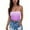 c01Purple, variant on LNWUY Womens Tube Tops Going Out Summer Y2k Bandeau Trendy Crop Sleeveless Strapless Cute Gradient Color Printed Corset Pink L