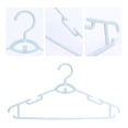 thumbnail image 3 of REGALWOVEN 20 Pack Plastic Non-Slip Hangers, Durable 360-degree Space Saving Clothes Hangers for Clothing, Closet, Blankets, Pants, or Shirts Blue, 3 of 6